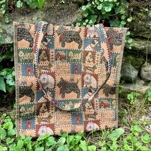 Vintage Dog Tote 🐕 🐩 🐶